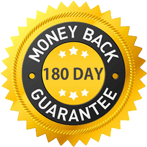 180 Day Money Back Guranatee